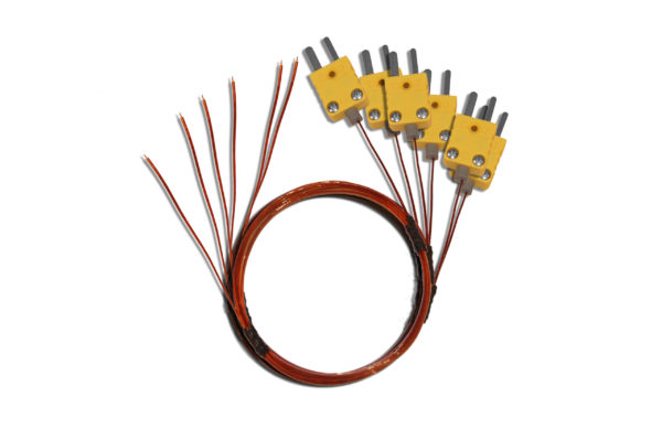 Type-K Kapton Flex-Wire Probes w/ Mini-Plug F0103-6PK (6 pack) BEST VALUE!