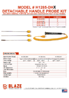 H1285-DHK H1285J H1285T Detachable Handle Probe Kit Datasheet