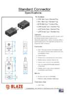 Standard Connector Datasheet